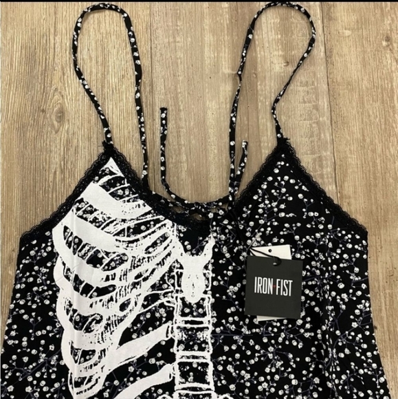 NWT Iron Fist Death Breath Slip Dress M - Picture 7 of 8